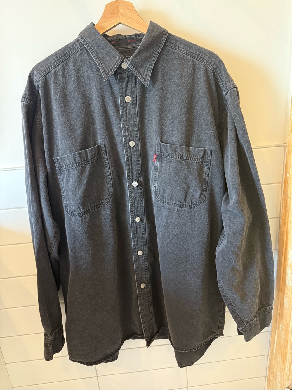 Levi's Black denim Button-Down Shirt
